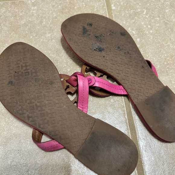 Tory Burch Pink Miller Sandals - Size 7.5 - Picture 3 of 4